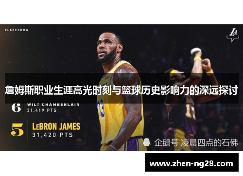 詹姆斯职业生涯高光时刻与篮球历史影响力的深远探讨 詹姆斯职业生涯高光时刻与篮球历史影响力的深远探讨